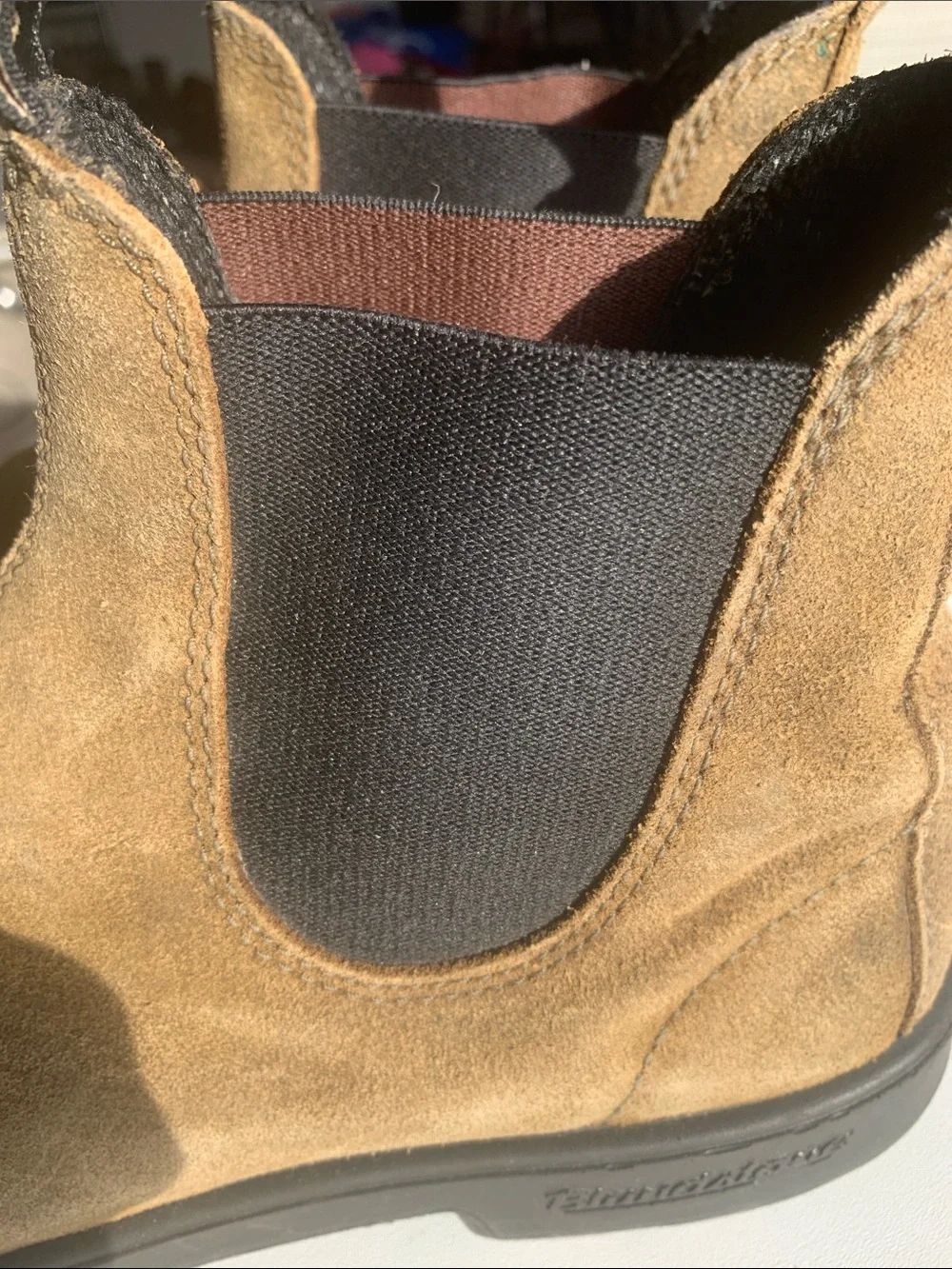 Blundstone Men’s Chukka Boots - Tan Suede Pull OnMens 10